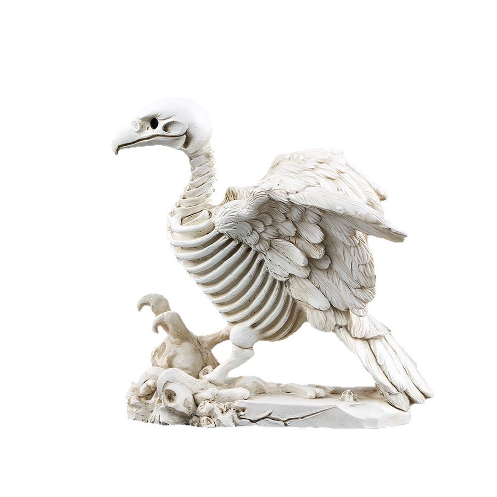 

Набор украшений в виде головы скелета Креативная смола Голова Микросад Керамическое украшение One Size белый