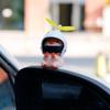 Cute Little Yellow Duck Car Interior Accessories Mtb Bike Cycling Motorcycle Helmet Riding Auto For VW Bmw Benz Tesla Parts
