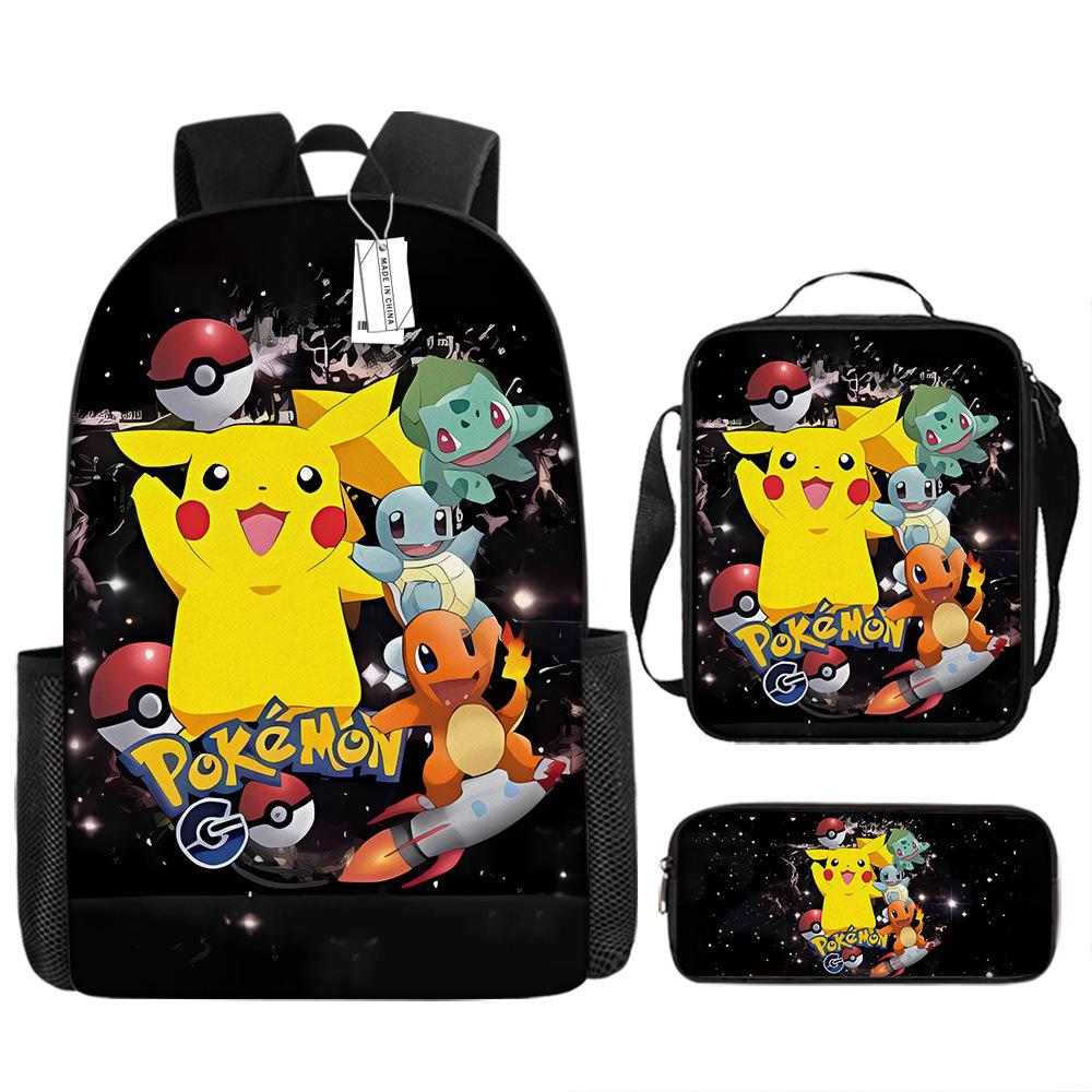 Primary And Secondary School Students Schoolbag Cartoon Backpack Breathable And Wear-Resistant Children'S Backpack Satchel Pencil Bag Set