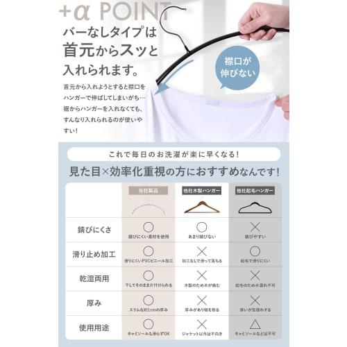 AP LAB Arched, Non-Slip Hangers, Prevents Sagging, Ideal for Laundry and Storage, Stylish and Space-Saving, White, Set of 10