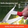 Household Knife & Scissors Sharpener with Whetstone