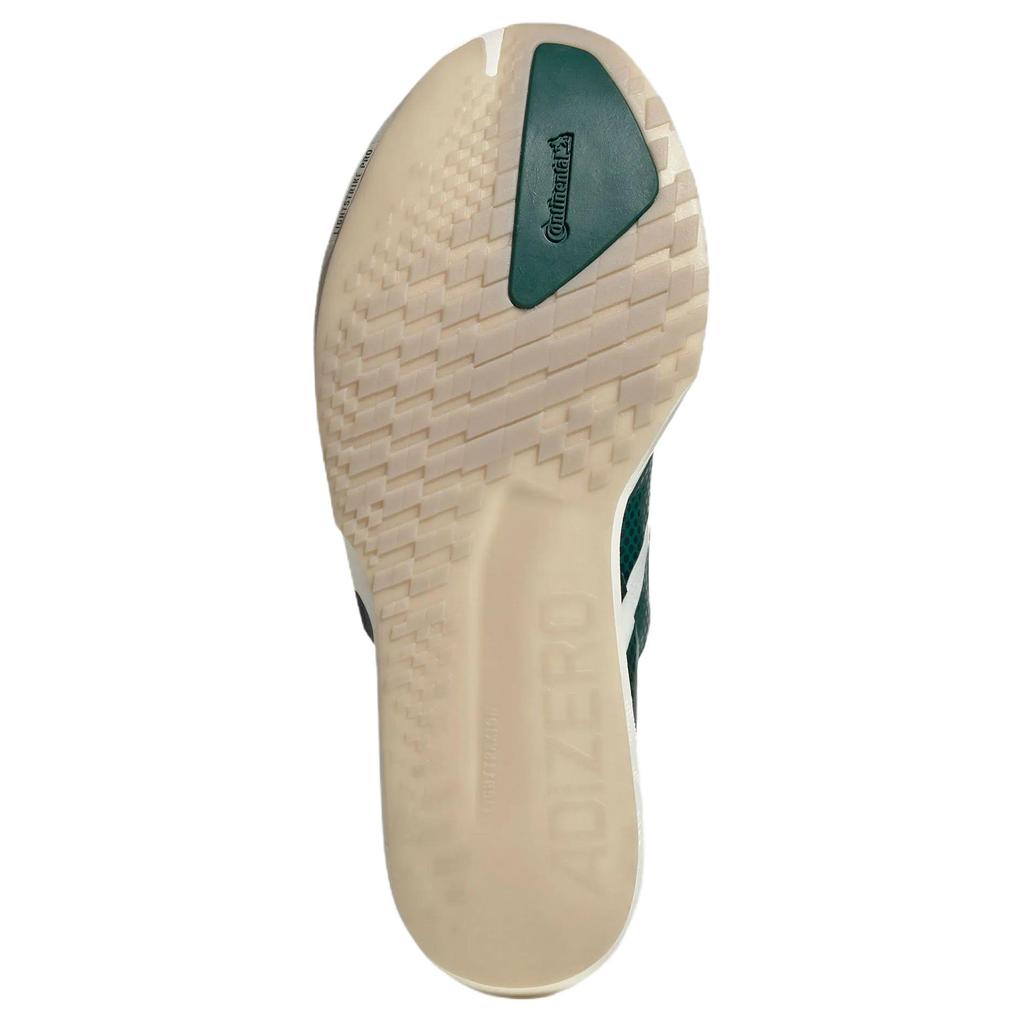 Men's Sneakers Adidas Adizero Adios 9 Running Shoes Men's Low Top Jade White/Forest Green