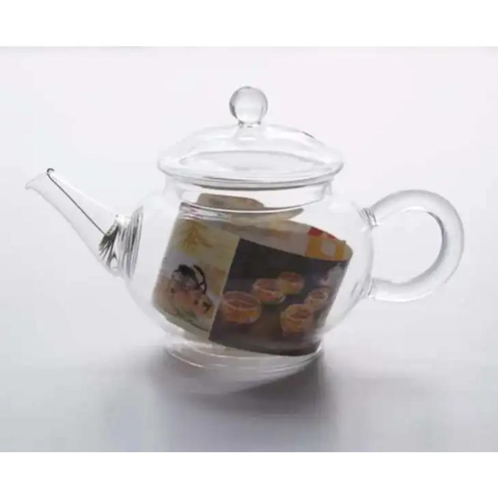 250ml Heat-resisting High Temperature Glass Mini- Scented Tea Infusion Of Tea Kettle Transparent Kung Fu Tea Have Trumpet Teapot