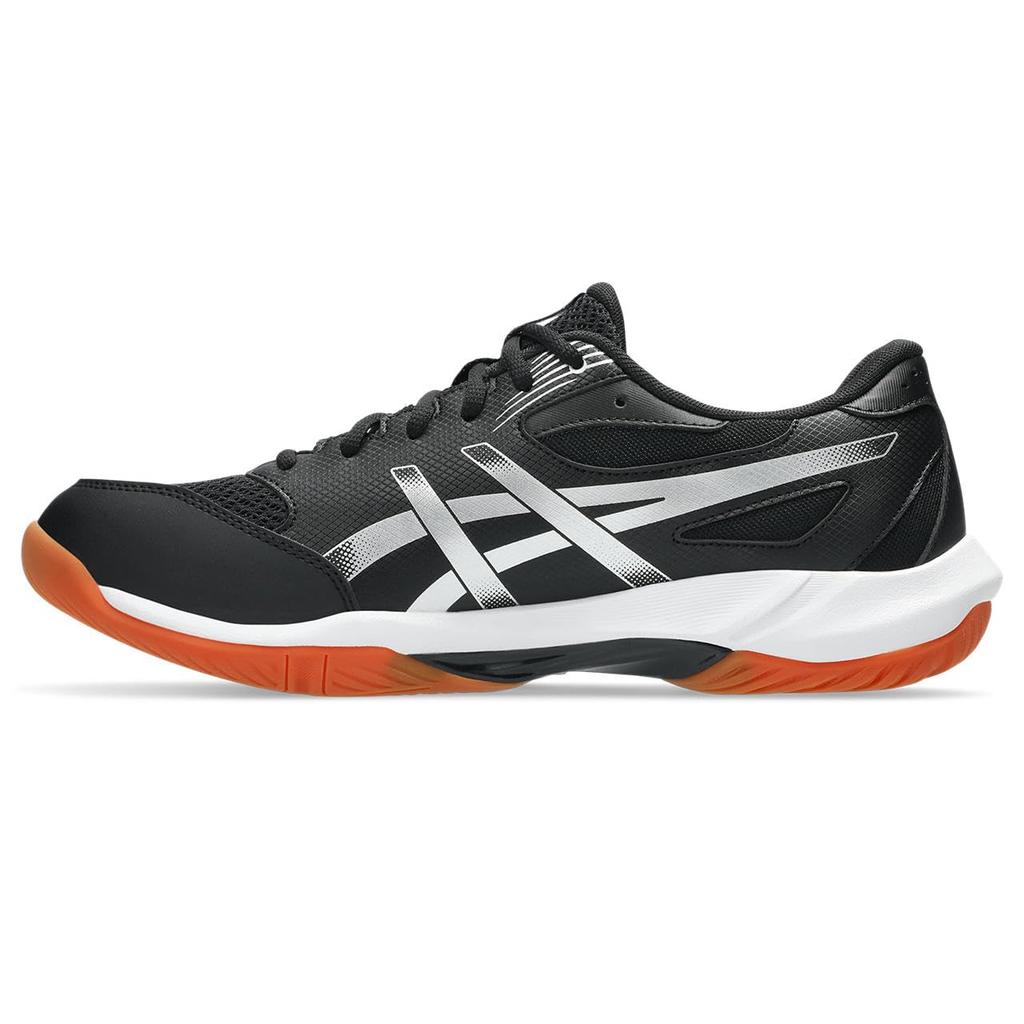 ASICS 12 Indoor Sports Unisex Size 001 2E GEL-ROCKET Shoes, 1073A080, Adult, (Black/White), 25.0 cm,