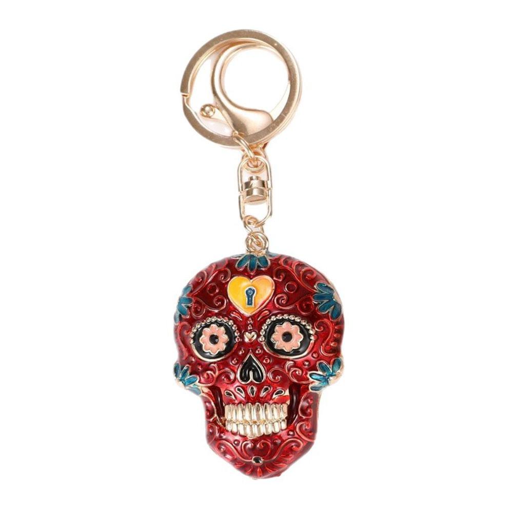 With Buckle Skeleton Keyring Goth Style Skull Key Chain Pedant Skull Keychains  Halloween Gifts