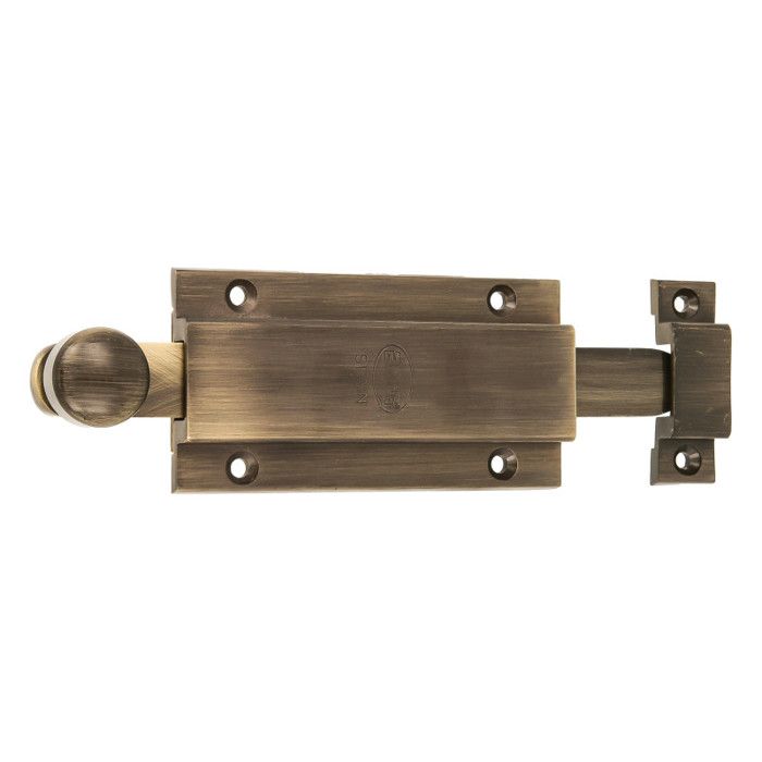 Verrou à coulisse - 3700-200 - Laiton vieilli - 200 mm - Anti-corrosion