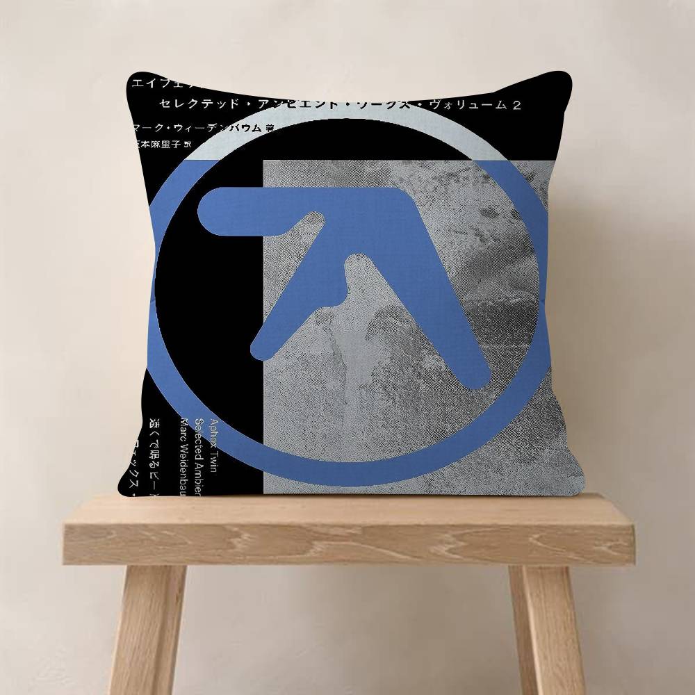 Aphex TTwin DJ Retro Pillow Anime Pillow Sofa Bed Head Pillow Cover Cushion Cover Fashion