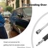 3XUF 2PCS Stainless Steel Pressure Washer Wands Curved Design Anti Fatigue Grip