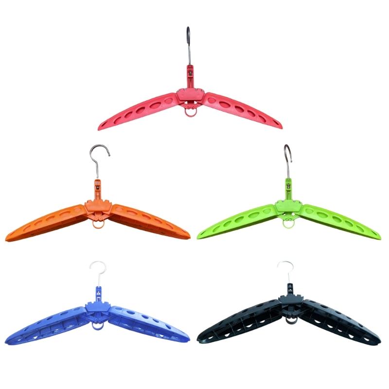Multi-Purpose Snorkeling Suit Hanger Foldable Surfing Suit Hangers Wetsuit Hanger Folding Vented Hanger Diving Accessory