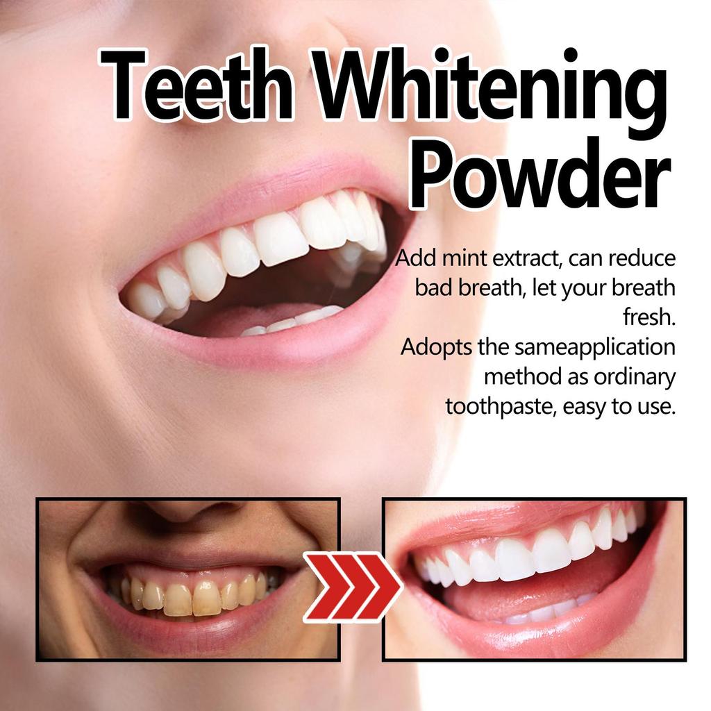 EELHOE Charcoal Powder for Teeth Whitening Products Remove Stains Oral Cleaning Bring Good Breath Dental Hygiene Teeth Powder