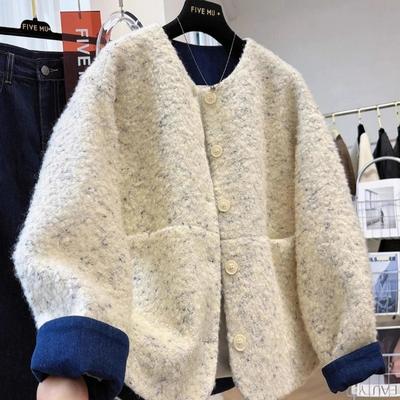 Coats for Women Jacket Winter Fur Oversized Thickened Velvet Windbreaker Women Loose Casual Coat