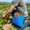 Garten Ernte-Schürze mit großer Kapazität, breite Öffnung, Gemüselager-Taschen, Outdoor-Hüfttasche, Obstgarten