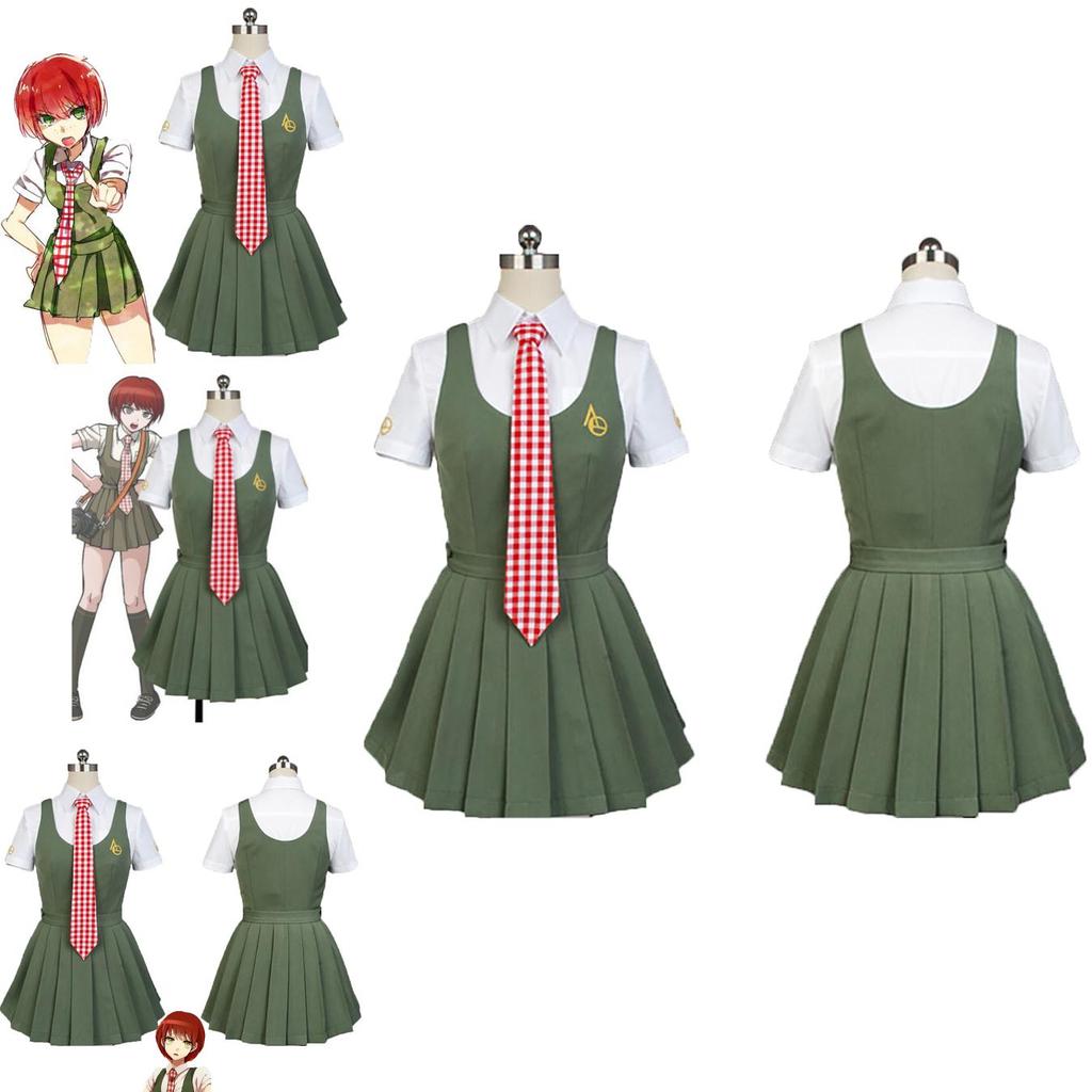 Stylish Mahiru Koizumi Danganronpa Cosplay Costume Outfit For Halloween Parties