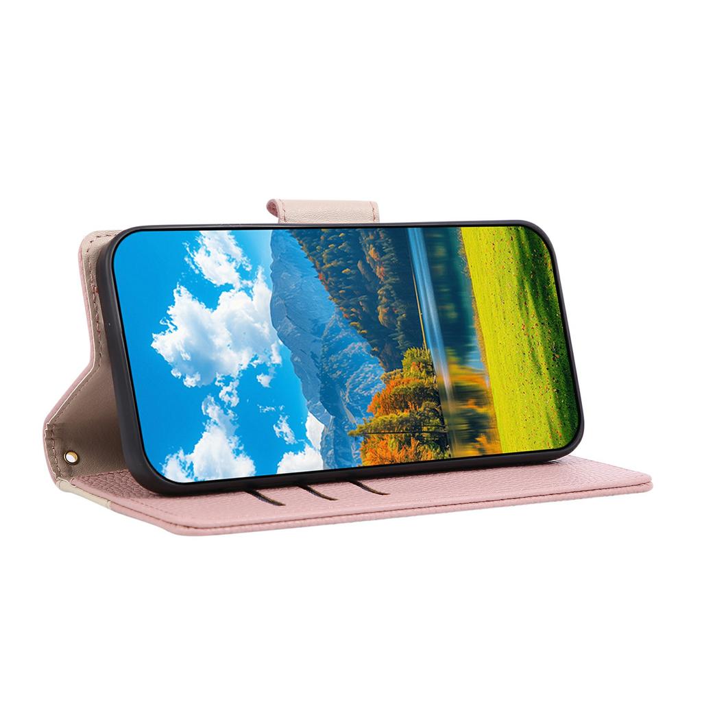 Phone Case For Honor Magic8 Lite 5G / X9d 5G / X70 5G Zipper Wallet Color Splicing TPU PU Leather Flip Phone Cover with Strap