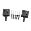 2x Parcel Shelf Locating/retaining Pin Buckle Clips Easy To Install Premium Lightweight Spare Parts