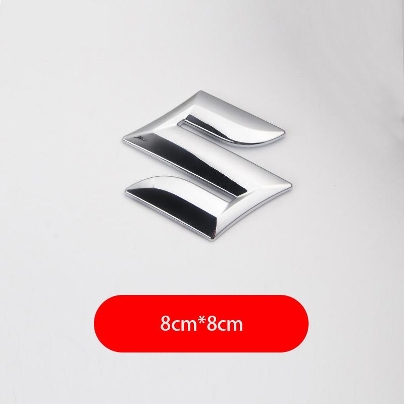 Car Front Rear Logo Auto Grille Emblem Sticker Accessories For Suzuki Jimny Swift Samurai Vitara SX4 Alto Kaiser Ingnis DZire