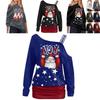Stylish Women's Christmas Jumper Pullover Loose Fit Sweatshirt For Festive Seasons