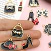 Five-Pointed Star Rhinestone Pearl Resin Hairpin DIY Accessory