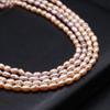 1String, Luxury Natural Freshwater Pearls, 3.8-4.2mm, Multicolor Rice-Shaped Pearl Beads for Jewelry Making DIY Crafts, Wedding Gift for Women, 36cm