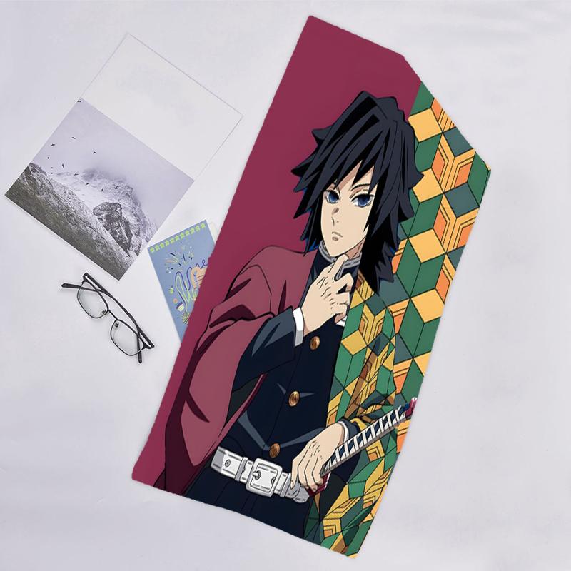 1pc Tomioka Giyuu1 Beach Towel, Beach and Seaside Swimming Pool Equipment, Fashion Pattern, Rectangular, Travel Essentials
