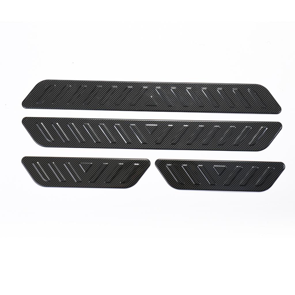 For Tesla Model 3 Y Car Threshold Protection Decorative Strip Stainless Model3 2023 Door Sill Protector Threshold