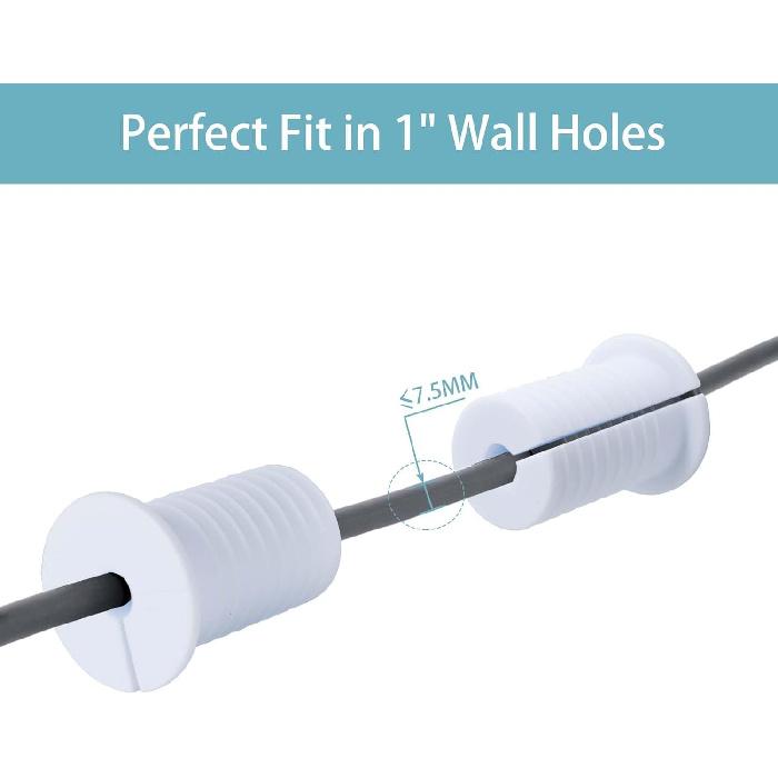 10 PCS Starlink Cable Routing Kit for 1 Inch Wall Hole Perforated Silicone Grommet Cable Punch Grommet Starlink Wall Grommet Wall Grommet for