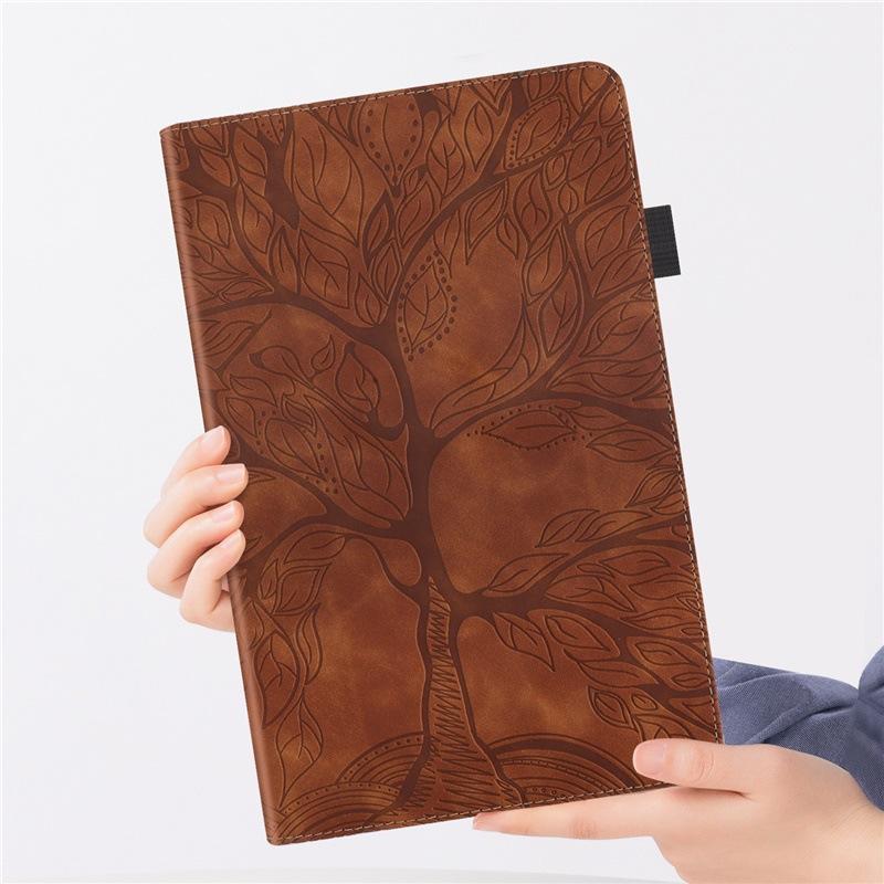 Tablet Case For Redmi Pad Pro 12.1 Tree of Life Embossed Card Slot Stand Shockproof Leather Case SE