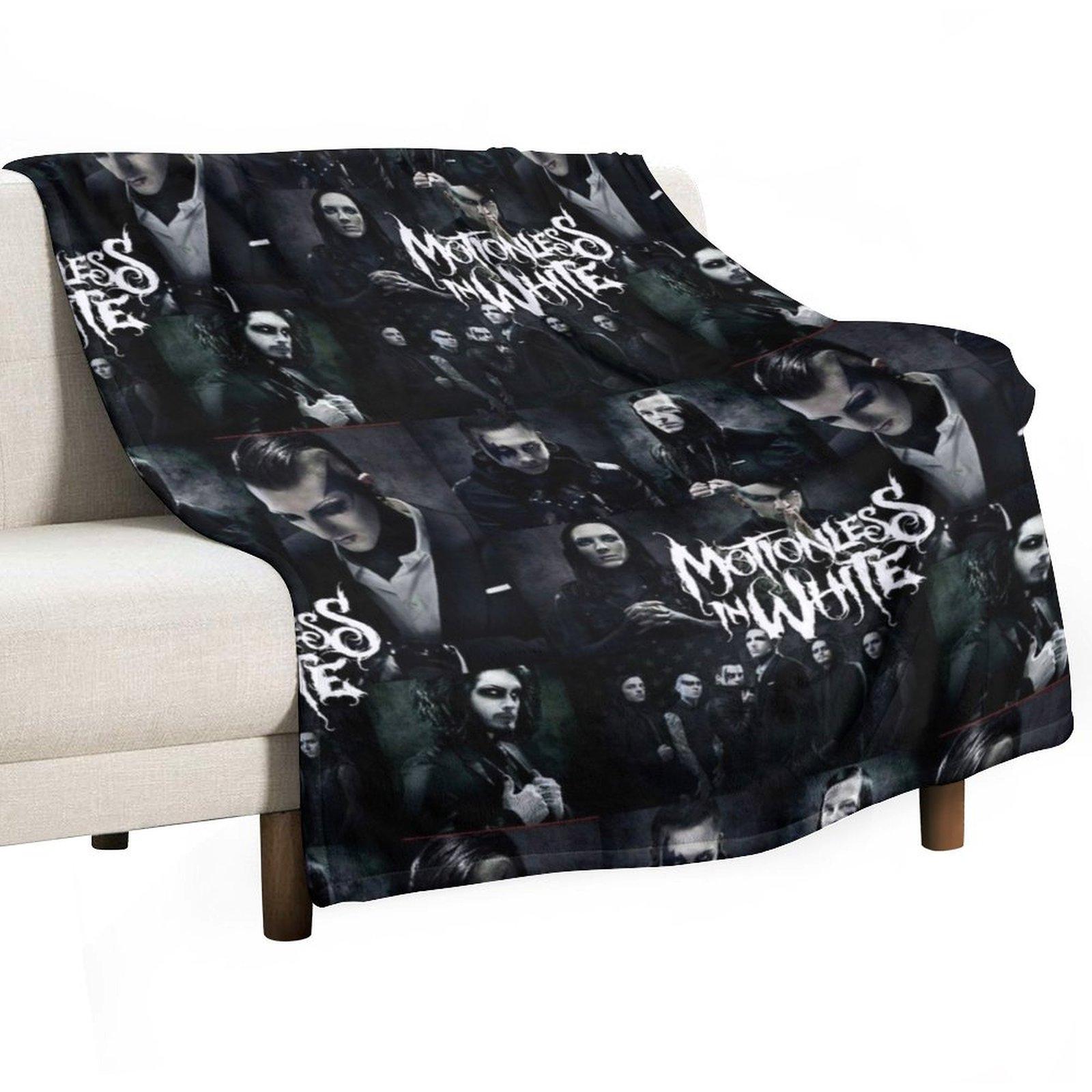 

THE MEMBERS OF MOTIONLESS IN WHITE Throw Blanket Weighted Thermals For Travel Blankets Sofas Of Decoration Sofa Throw Blankets 30x40in
