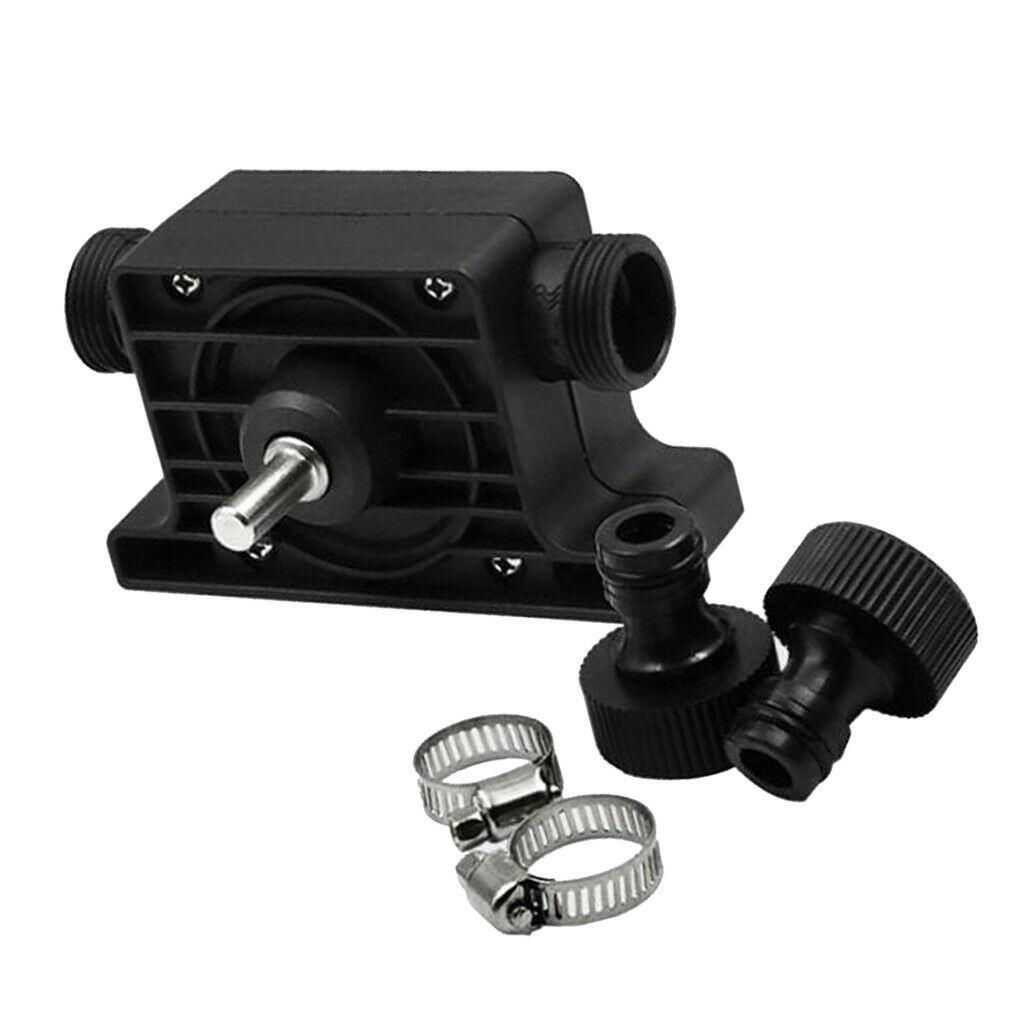 

Электрическая дрель с хвостовиком для масла/воды, самовсасывающая, со шланговыми зажимами One Size чёрный