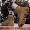 Large Size Outdoor Multi-terrain Combat Boots Low-top Lace-up Military Training Wear-resistant Hiking Boots