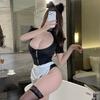 Sexy sweet beautiful woman servant seduction lingerie passion cosplay one-piece hot maid suit 99