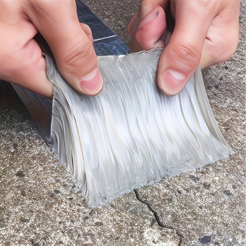 1PC heavy-duty waterproof aluminum foil tape - ultra-high heat resistance (high temperature resistance), suitable for pipes and other surfaces