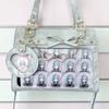 Marble Ita Bag with Can Badge Otaku Ita Clear Gray [Ugou Xiaopu] Case, Goods, g.triger Bag, Bag, Transparent, [Product]