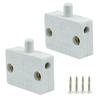 Hordion 2Pcs Cabinet Door Switch, Closet Light Wardrobe Touch Switches for Cabinet Closet Wardrobe Pantry Light On Off Switch Applicable to 12V 24V
