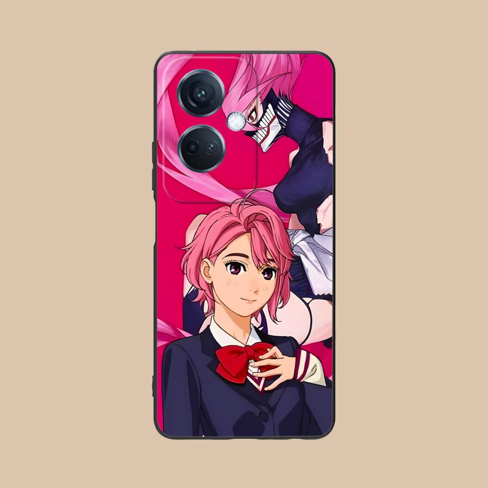 Dandadan Aira Shiratori Phone Case for OPPO Reno 14 13 12 11 10 9 8 7 6 5 F T Pro 5G Colorful Printing Cover Pretty Luxury Cover