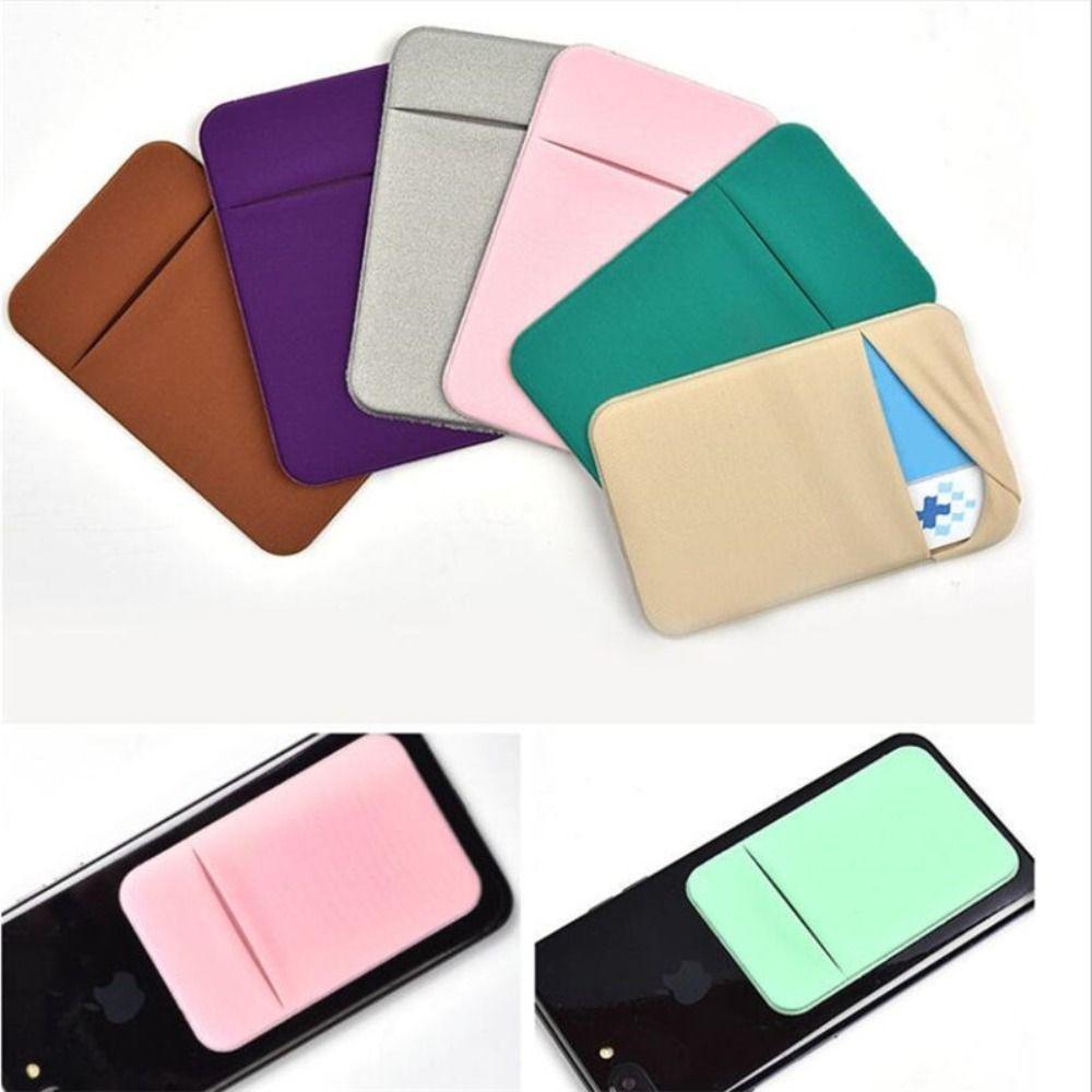 Phone Card Bag Sticker Back Cover Wallet Case Phone Wallet Stick Cell Phone Pouch Phone Card Holder