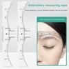 10 Pcs Disposable Eyebrow Ruler Microblading Semi Permanent Eyebrow Tattoo Position Ruler Guide Makeup Stencil Measure Tools