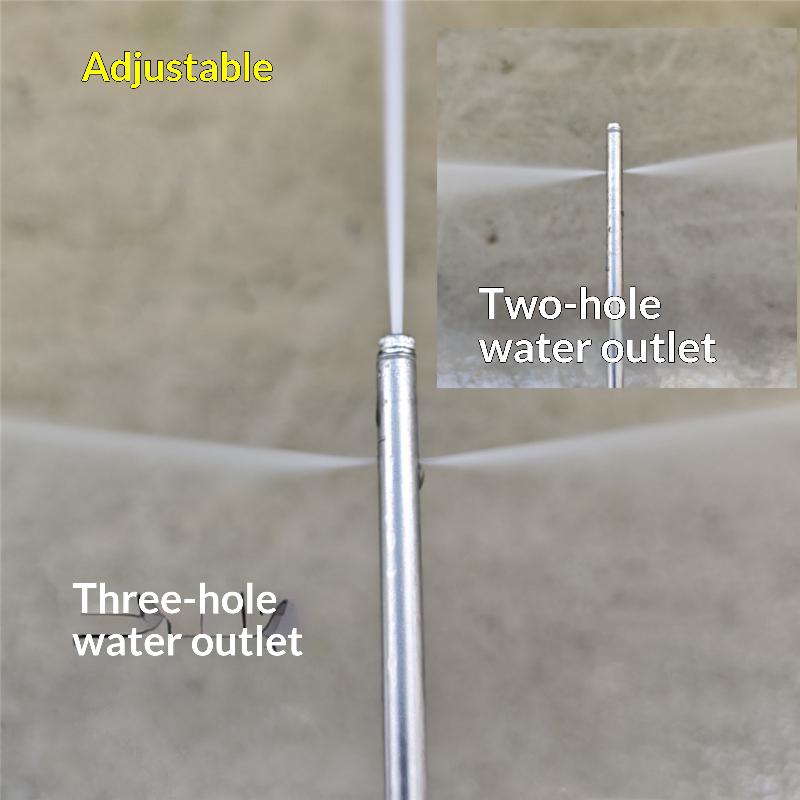 1Pc Stainless Steel High Pressure Cleaning Needle Nozzle 1/4" Quick Connect For Deep Cleaning Ac Water Heater Cleaning