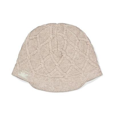 SUNLOVE Cable Visor Beanie Ivory