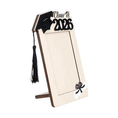 Graduation Wooden Photo Frame Magnetic Decorative Stand, Creative Personalized Graduation Gift, Fridge Magnet Decoration