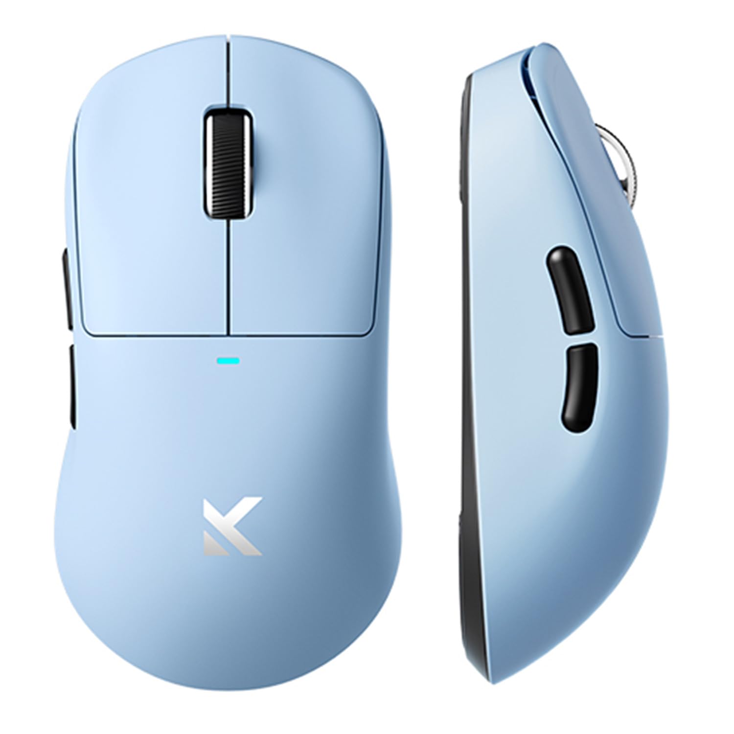 

MCHOSE M7 PRO Wireless Gaming Mouse with 1K PAW3395 Bluetooth Available in 4 Suitable for and Claw Claw and Palm Blue Dongle, Ultra-Lightweight (55g),