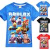 Roblox Game Character Children Roblox Print Cotton Short Sleeve Casual T Shirt
