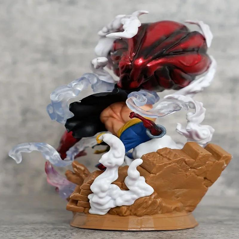2pcs One Piece Anime Battle of Onigashima Action Figures - Supernova Three Captains Luffy Kid Law Collectible Models Gift Toy