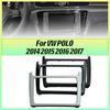 For VW POLO 2014 2015 2016 2017 Car Radio Tall Dash Panel Refitting Frame Kit Audio Fascia Trim Bezel Faceplate Auto Parts