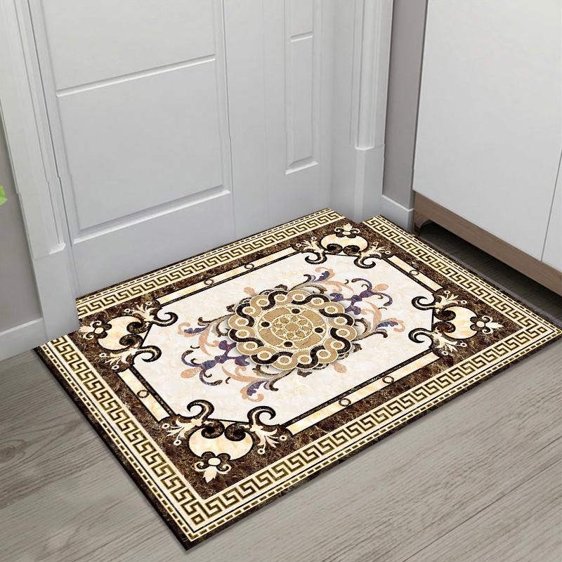 European Style Non-Slip Entrance Door Mat for Living Room and Bedroom