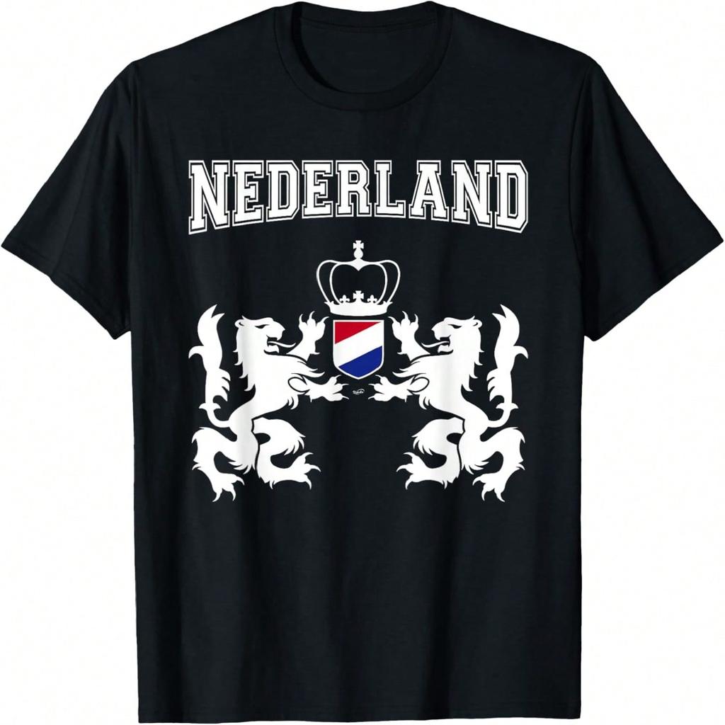 Netherlands - Nederland Coat Of Arms Soccer T-Shirt