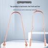 Pure Copper Tongue Scraper and Cleaner – Portable Tongue Brush Tool for Effective Oral Hygiene