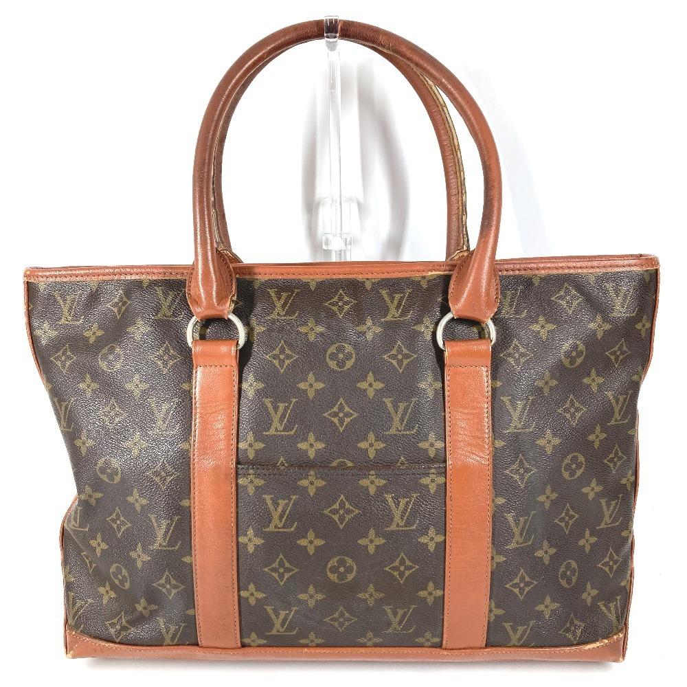 Louis Vuitton M42425 Monogram Weekend PM Tote Bag Shoulder Bag Brown