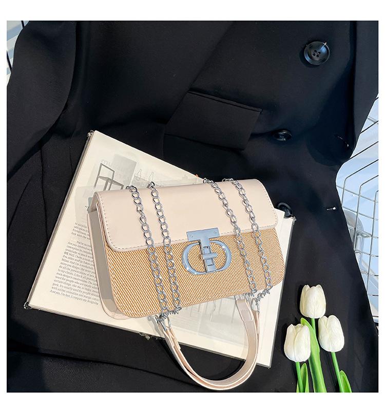 

Premium sense of foreign style portable box bag women s 2025 new trendy fashion contrasting colors versatile single shoulder crossbody small square ba