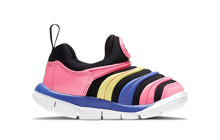 Nike Dynamo Free Low top Toddler Shoes Pink Black Blue Infant And Toddler 343938-025